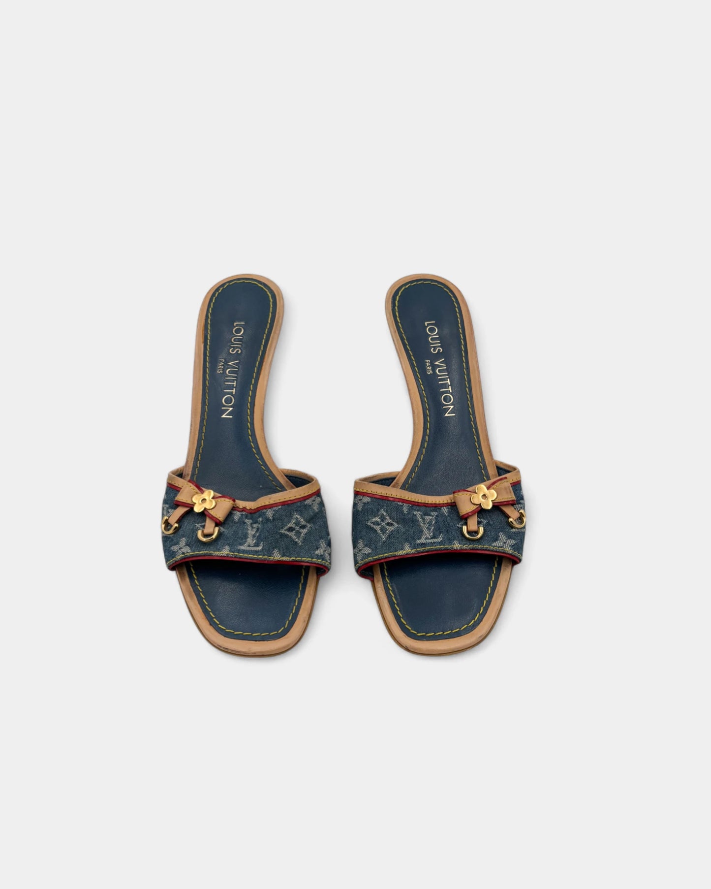 Mules denim monogram - 37 EU / 6 US