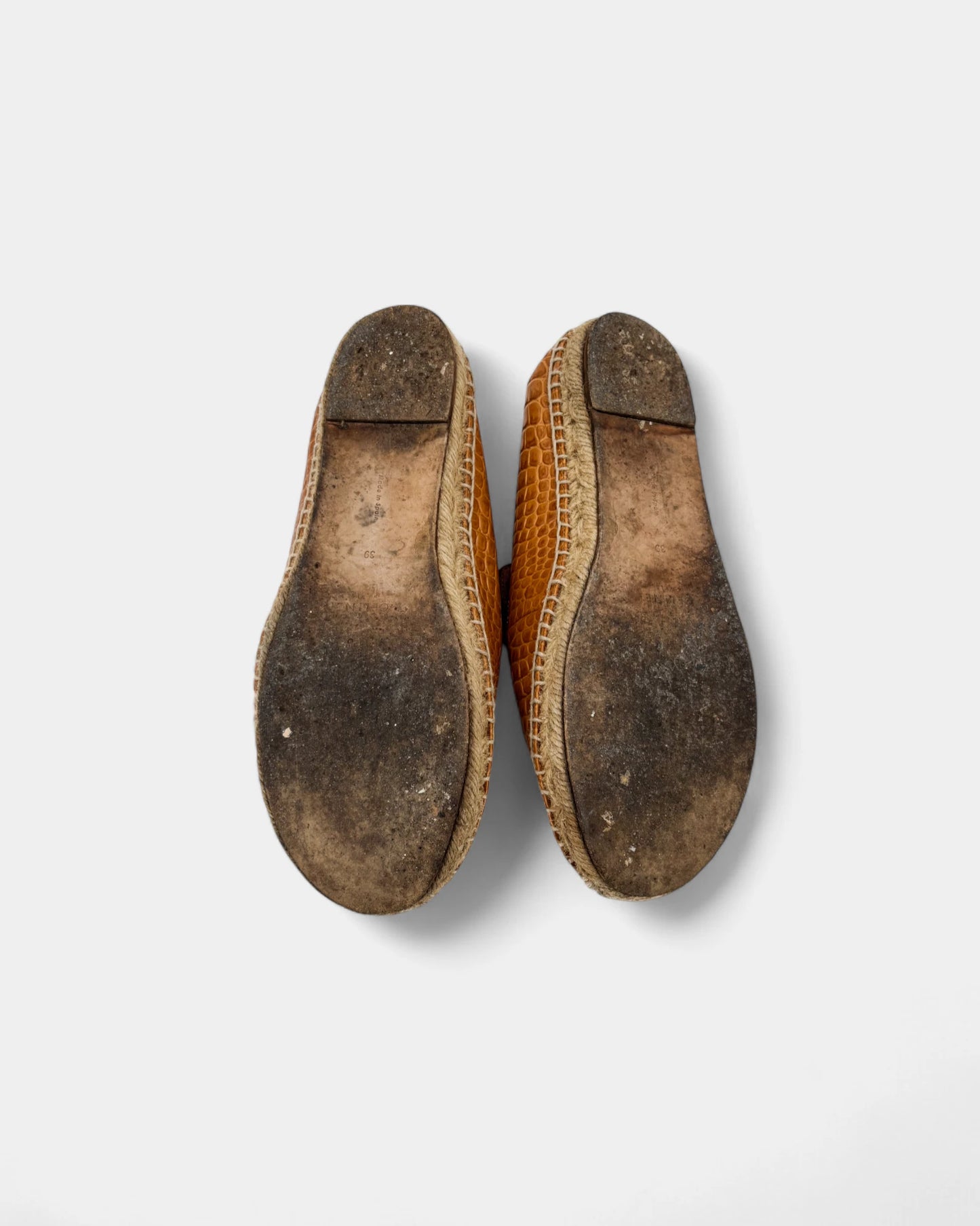 Leather espadrilles - 39 EU - 8 US