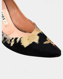 Floral pattern pumps