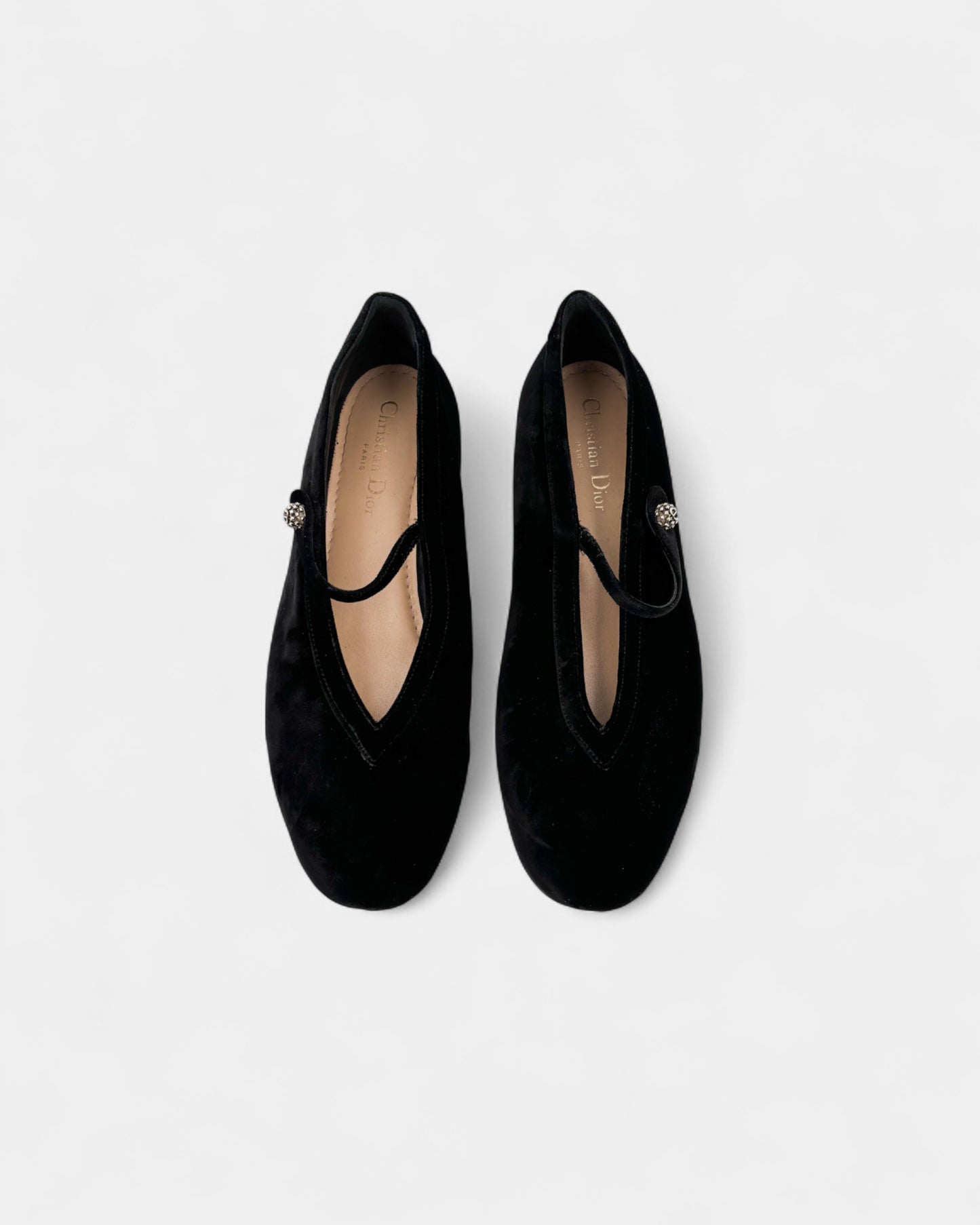 Ballerines velours noir