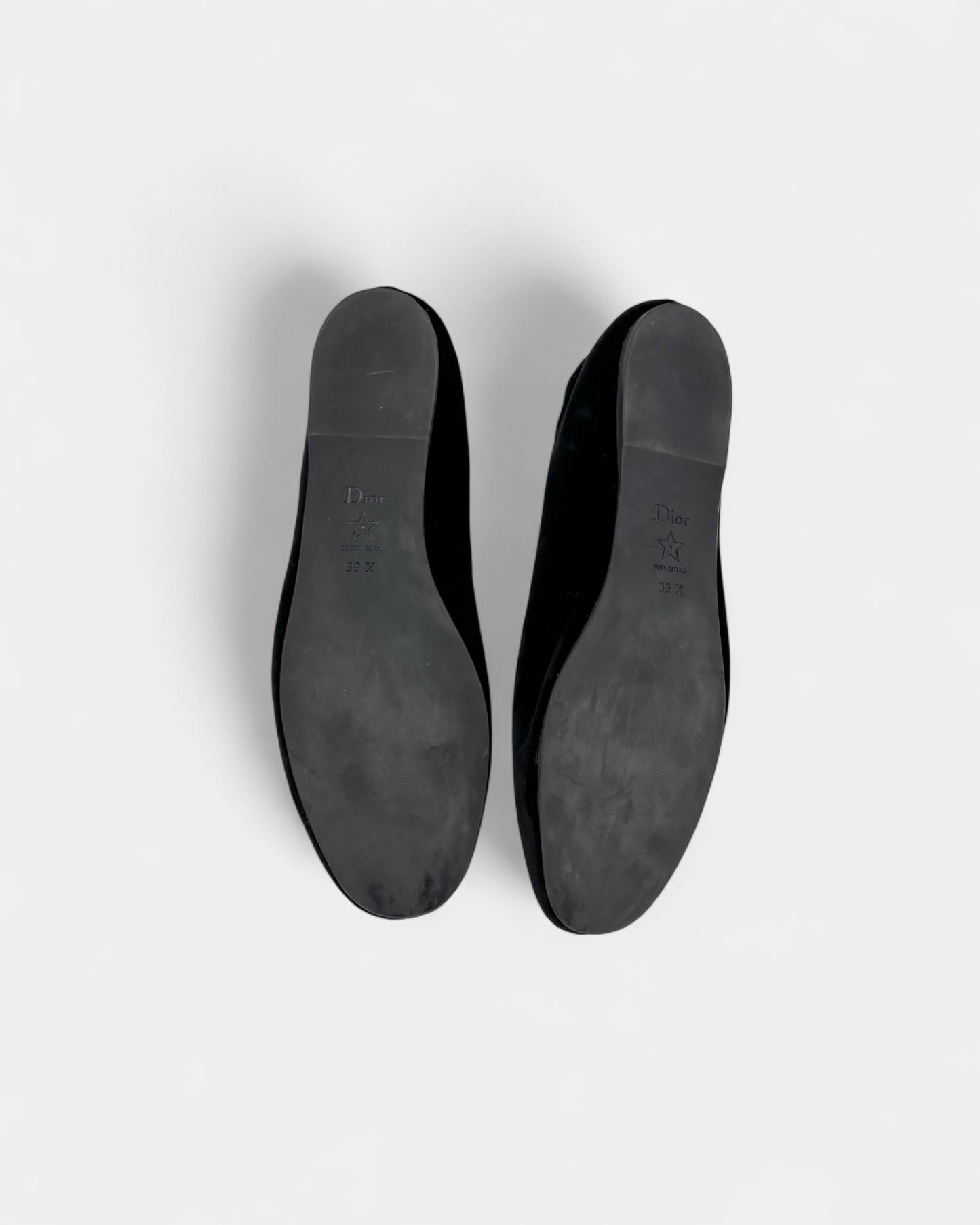 Ballerines velours noir