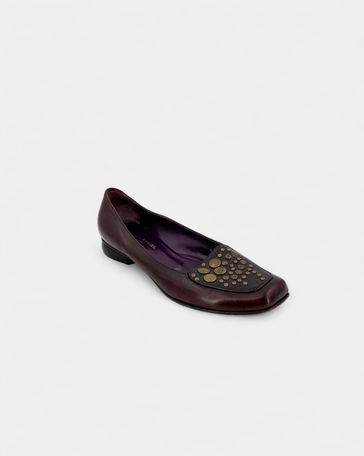 Mocassins en cuir marron