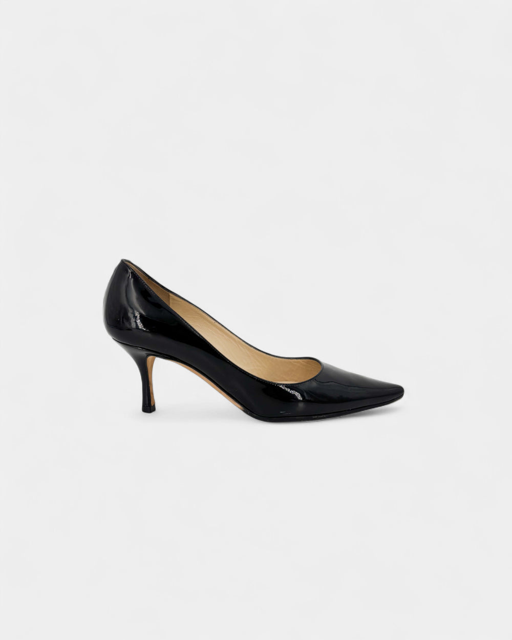 Escarpins en cuir vernis noir