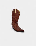 Bottes en cuir style western