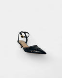 Escarpins noirs à boucles - 41 EU / 10 US