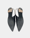 Slingbacks plates noires  - 38 EU / 7 US