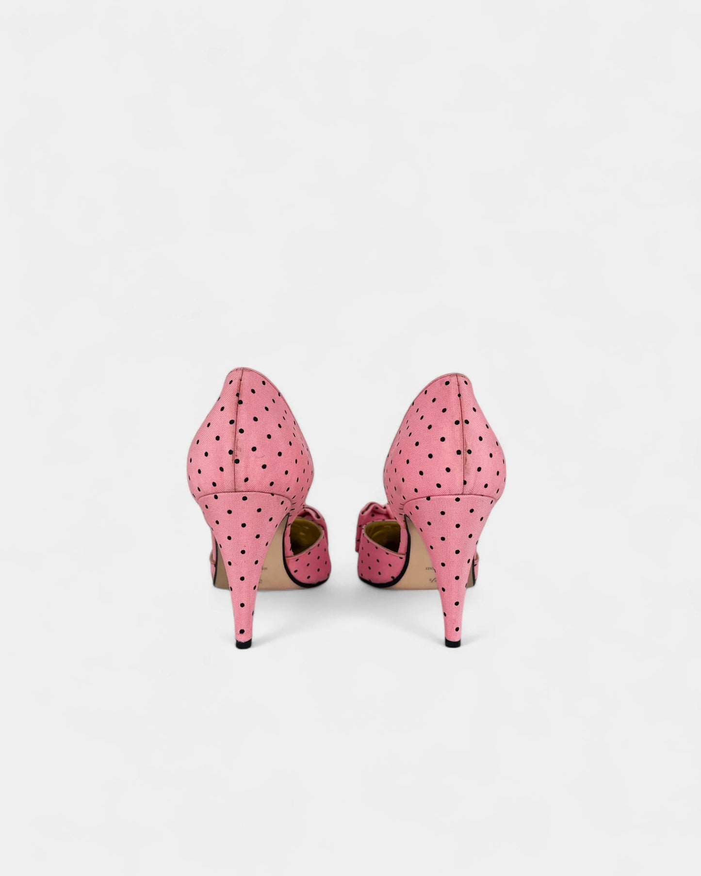 Escarpins roses à pois - 39.5 EU / 9.5 US