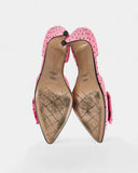 Escarpins roses à pois - 39.5 EU / 8.5 US
