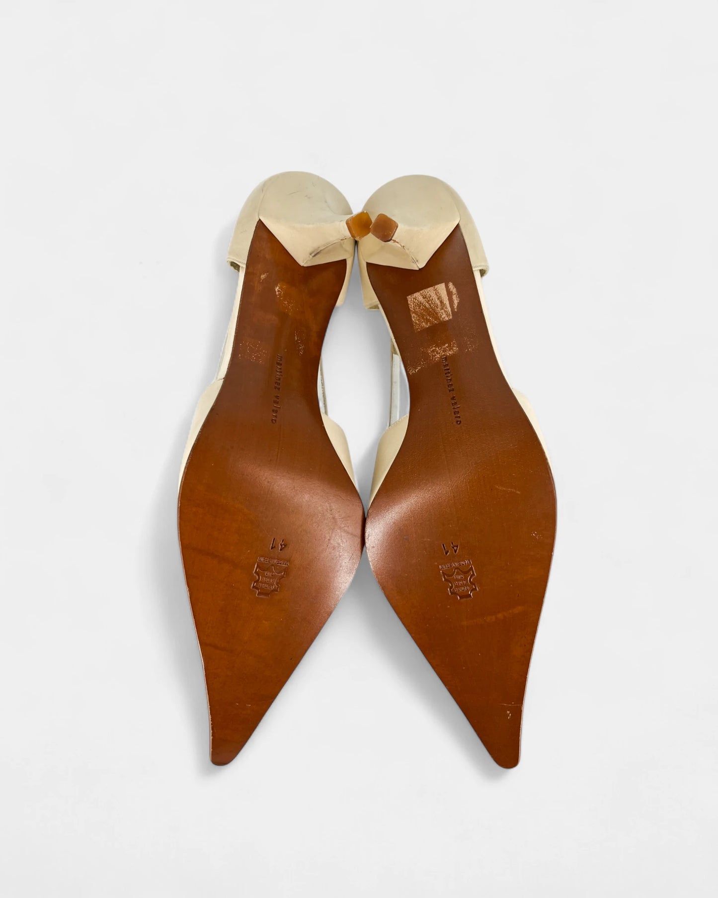 Escarpins crèmes - 41 EI / 11 US