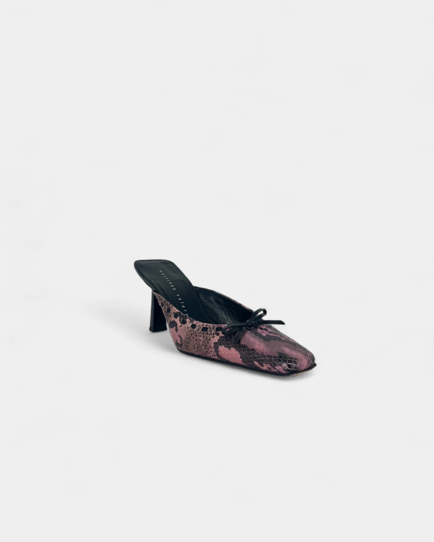 Mules violettes à motif crocodile - 37.5 EU / 7.5 US
