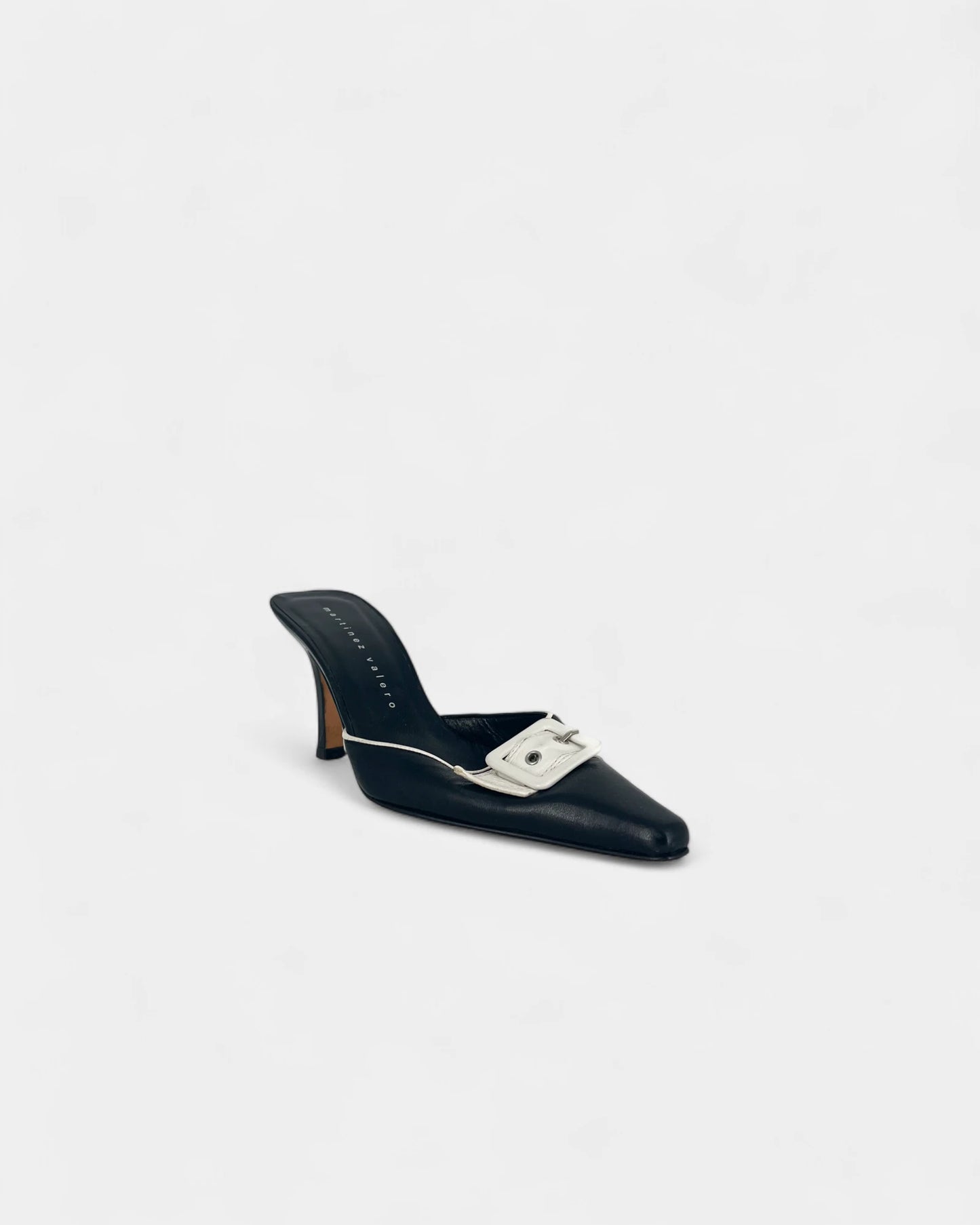 Mules noires et blanches - 37 EU / 7 US