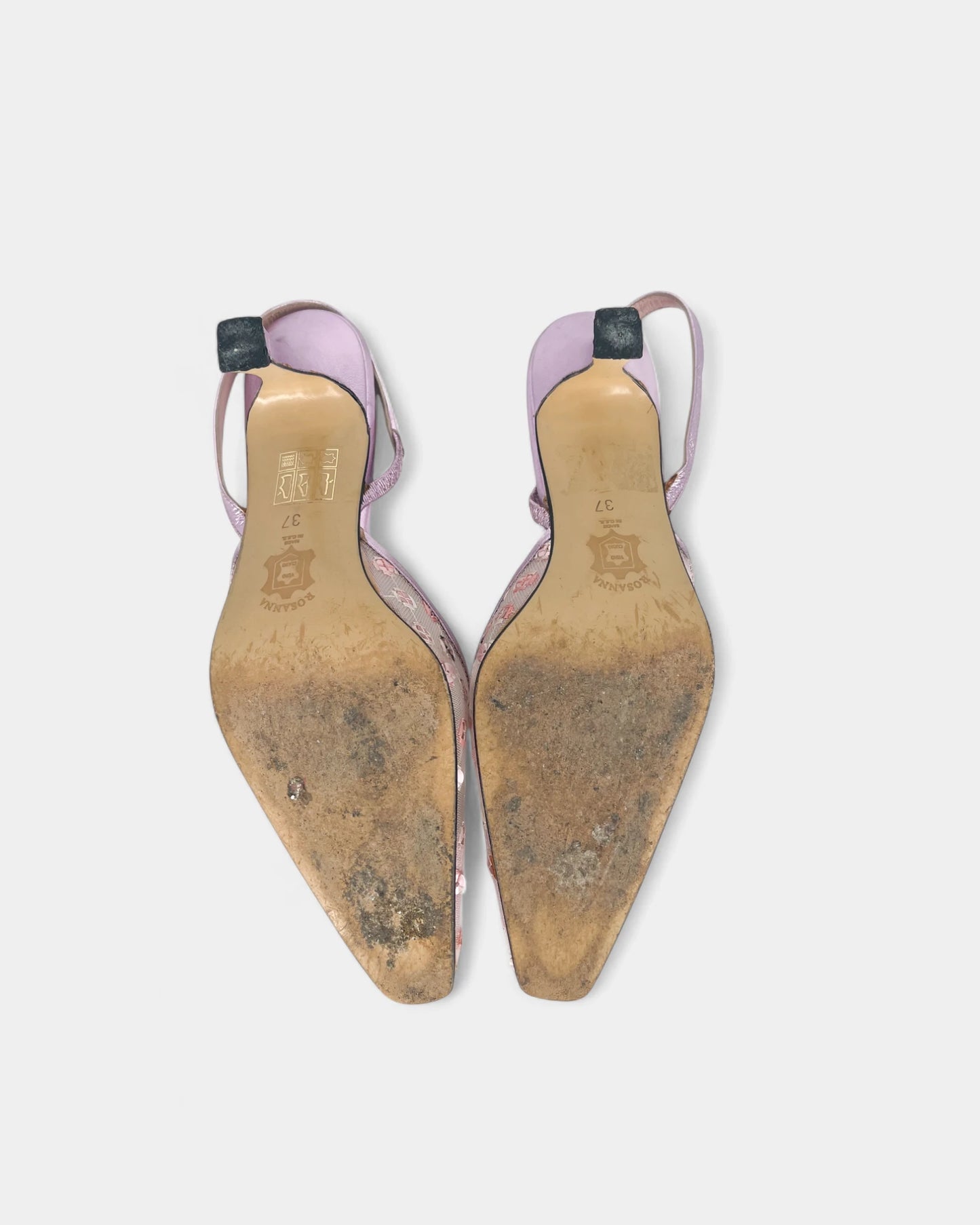 Slingbacks roses - 37 EU / 7 US