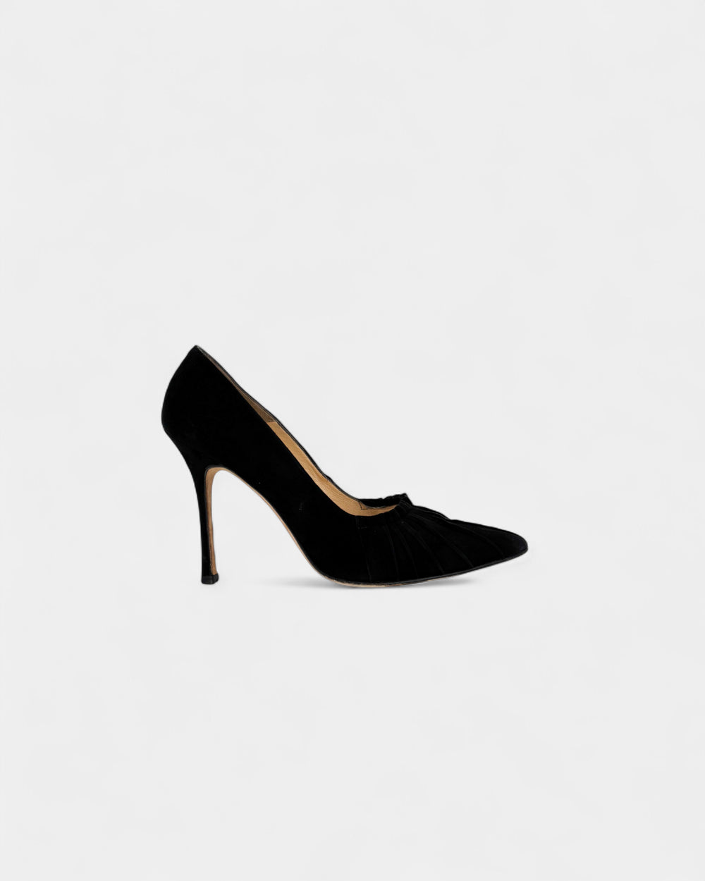 Escarpins en daim noir