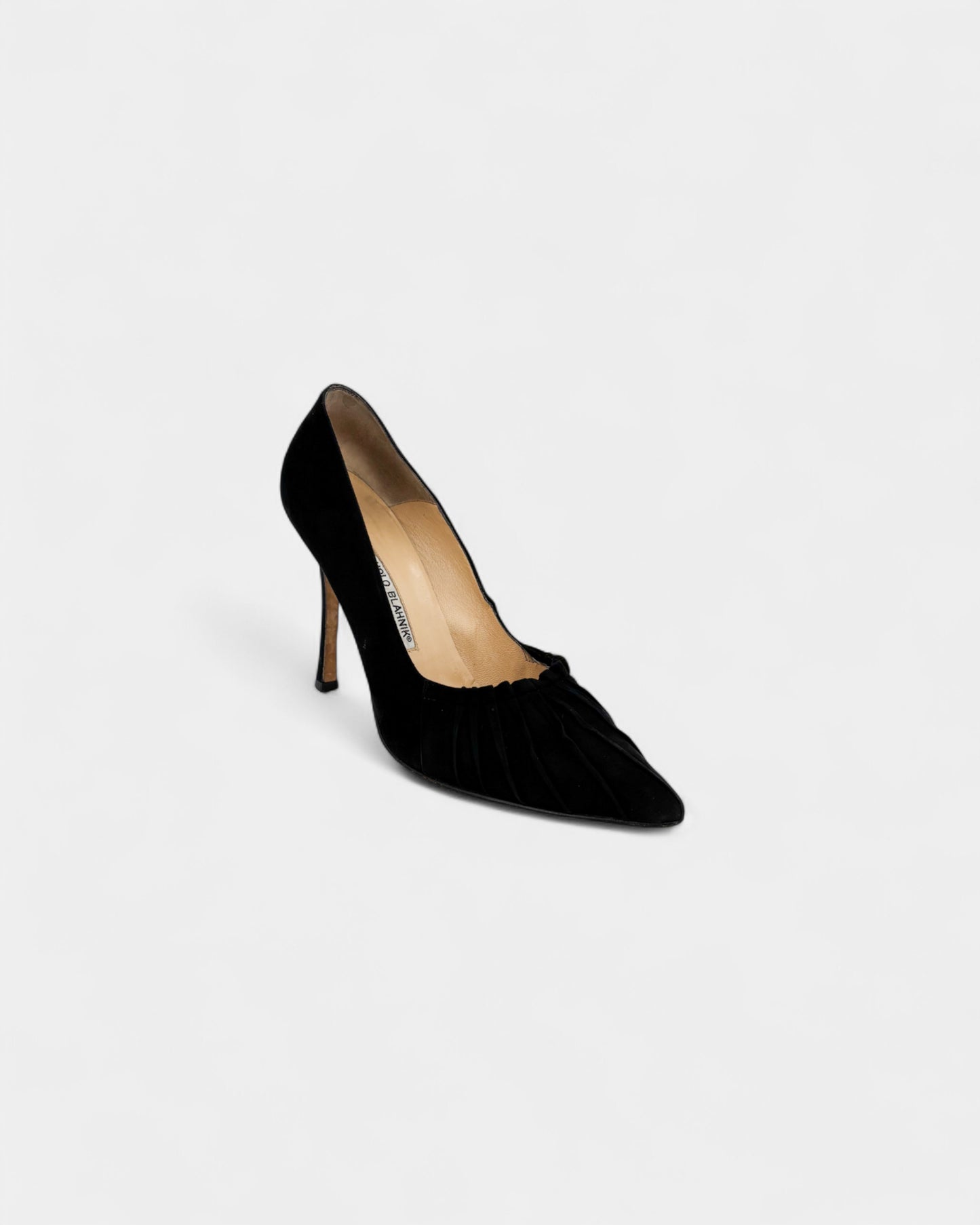 Escarpins en daim noir