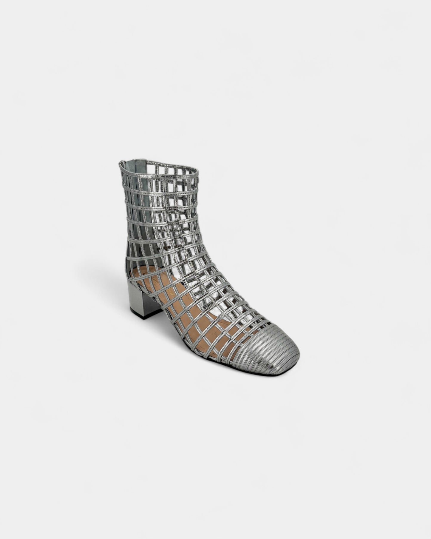 Bottines Oracle argentées