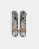 Bottines Oracle argentées