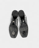 Bottines Oracle argentées