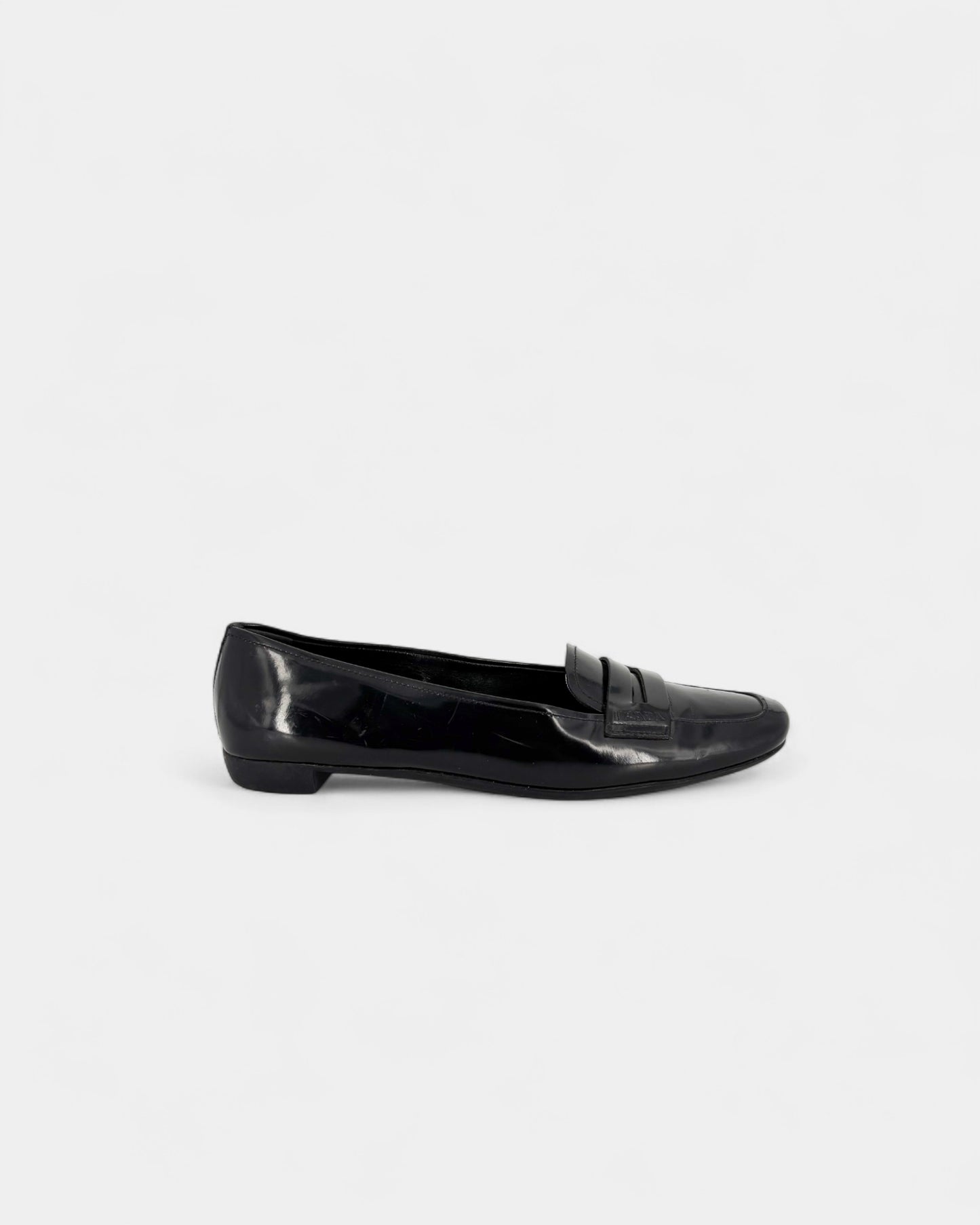 Mocassins vernis noirs