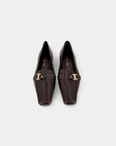 Mocassins cuir marron