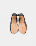 Escarpins noirs compensés