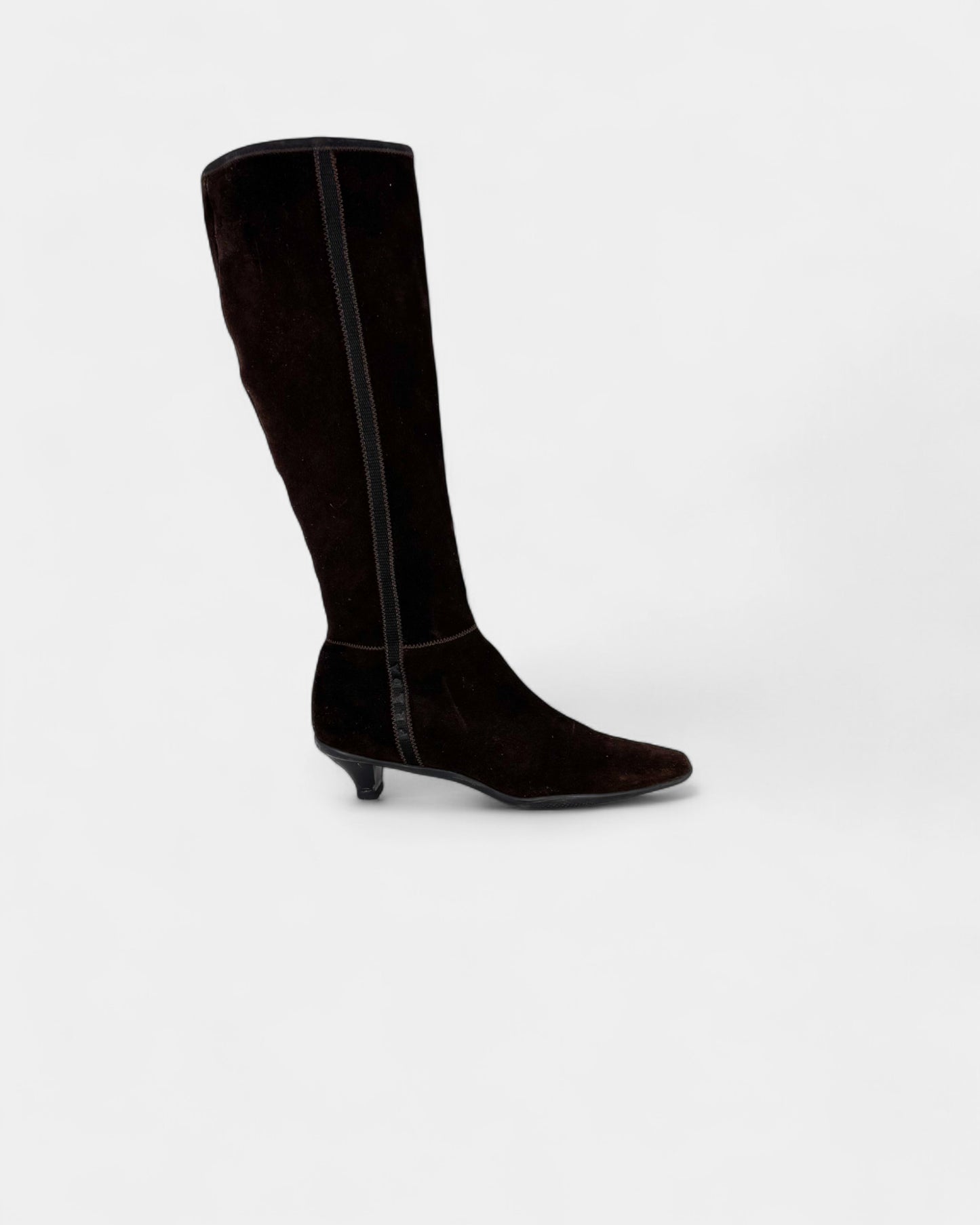 Bottes en daim marron