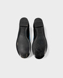 Ballerines noires bord bleu