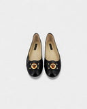 Ballerines cuir noir