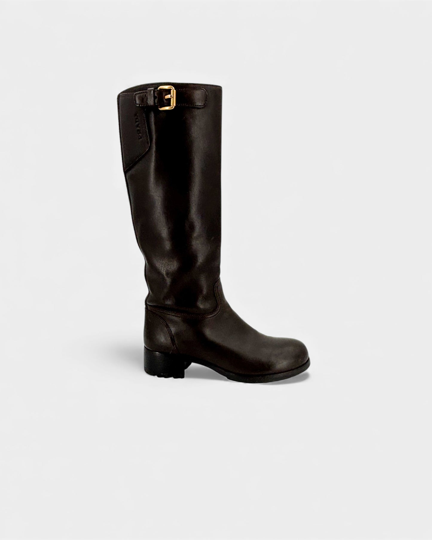 Bottes cavallières marron