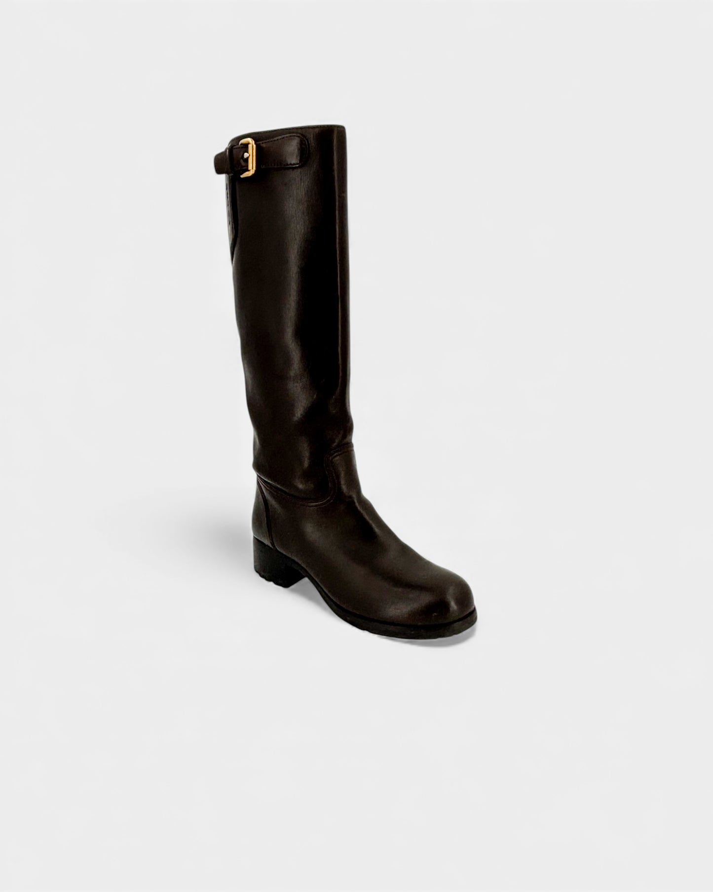 Bottes cavallières marron