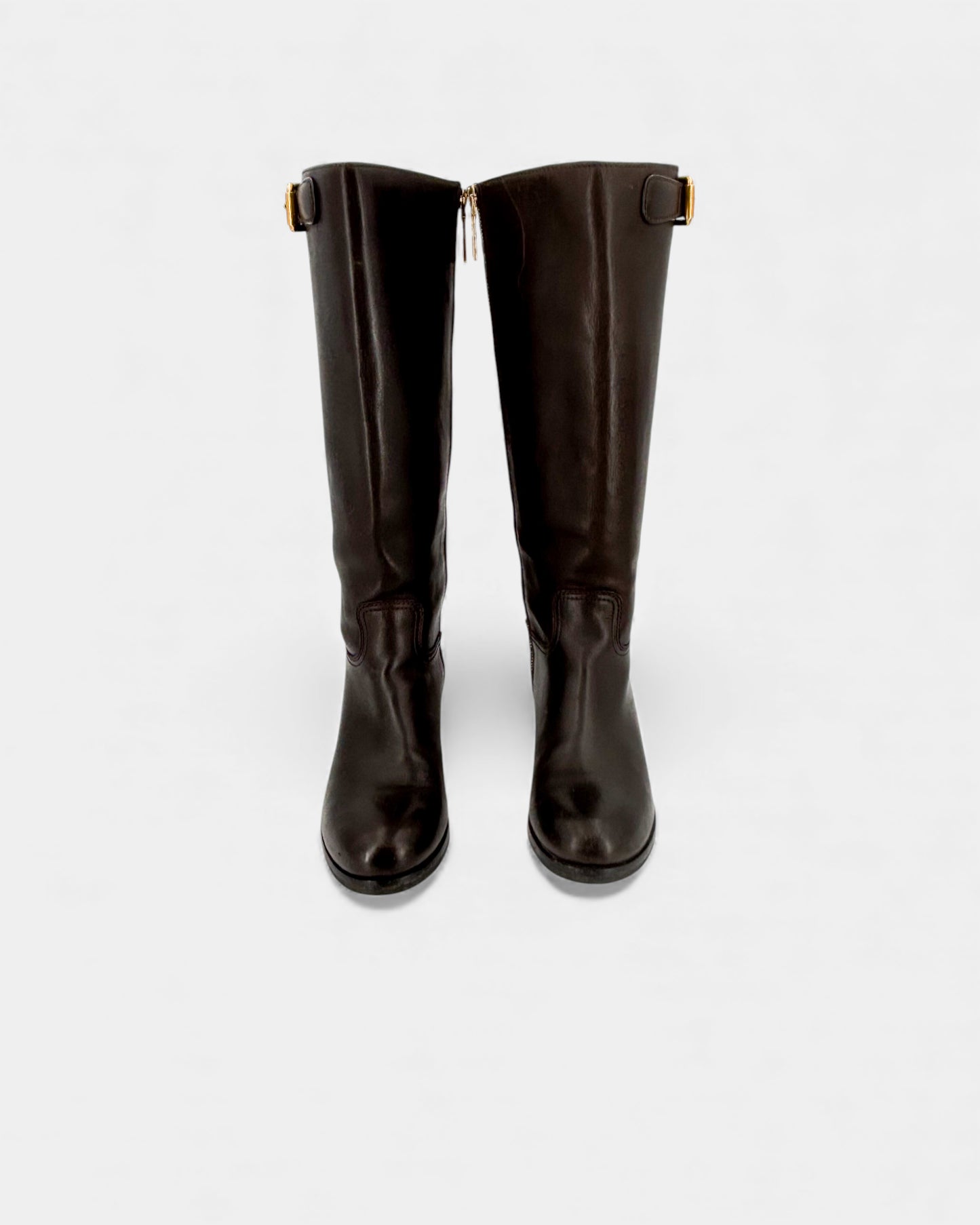 Bottes cavallières marron
