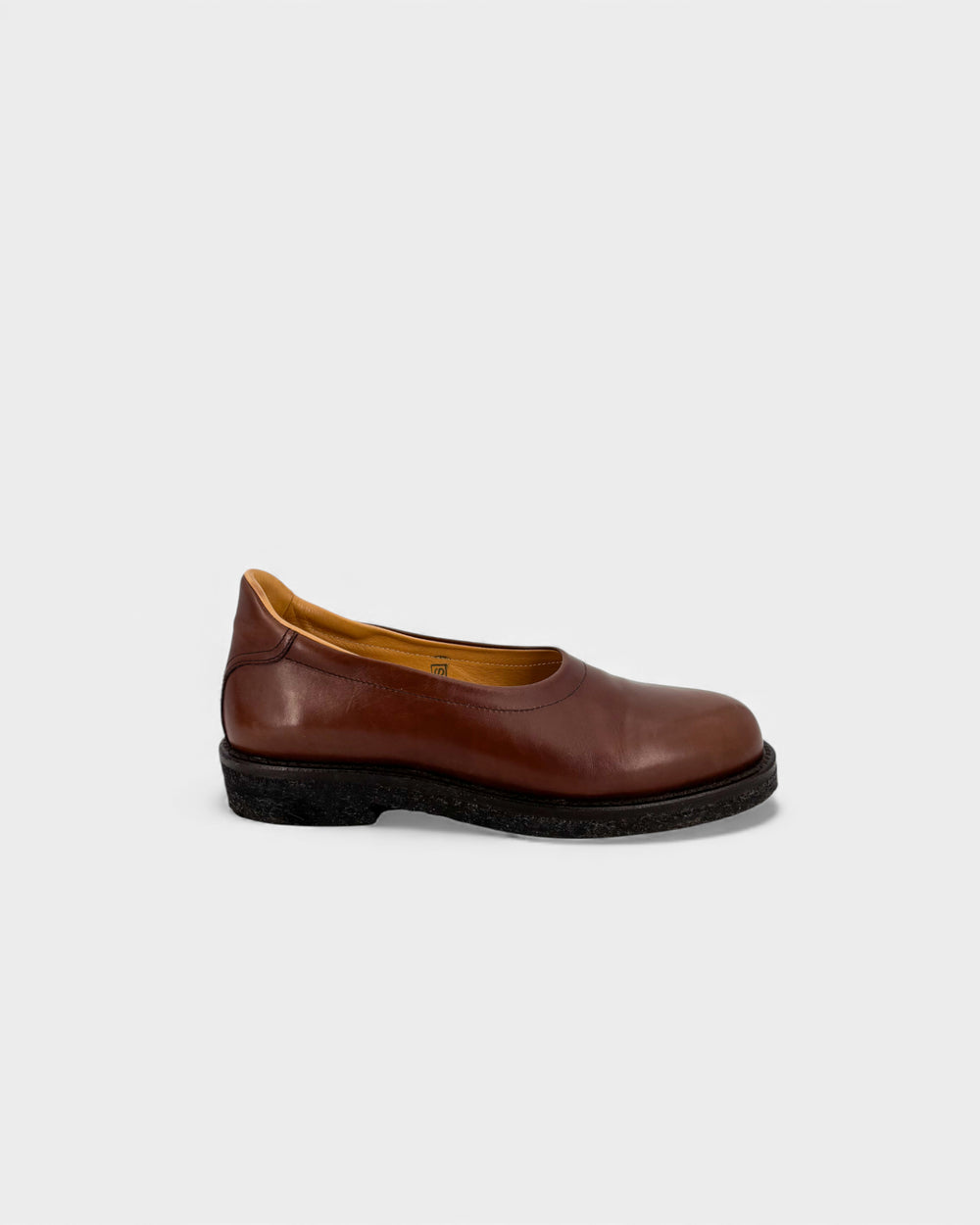 Mocassins en cuir marron