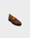 Mocassins en cuir marron