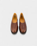 Mocassins en cuir marron