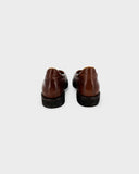 Mocassins en cuir marron
