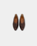 Mocassins en cuir marron