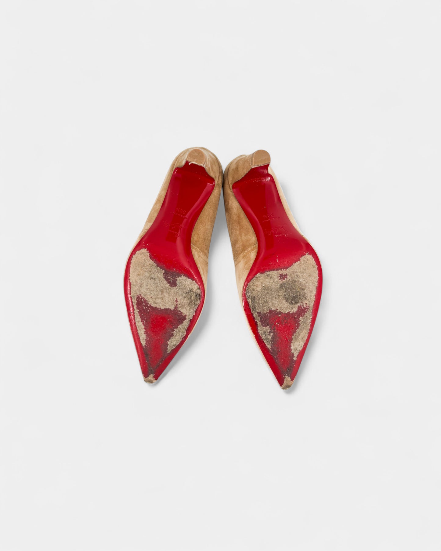 Bottines en daim marron