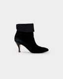 Bottines en daim noir