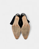 Bottines en daim noir