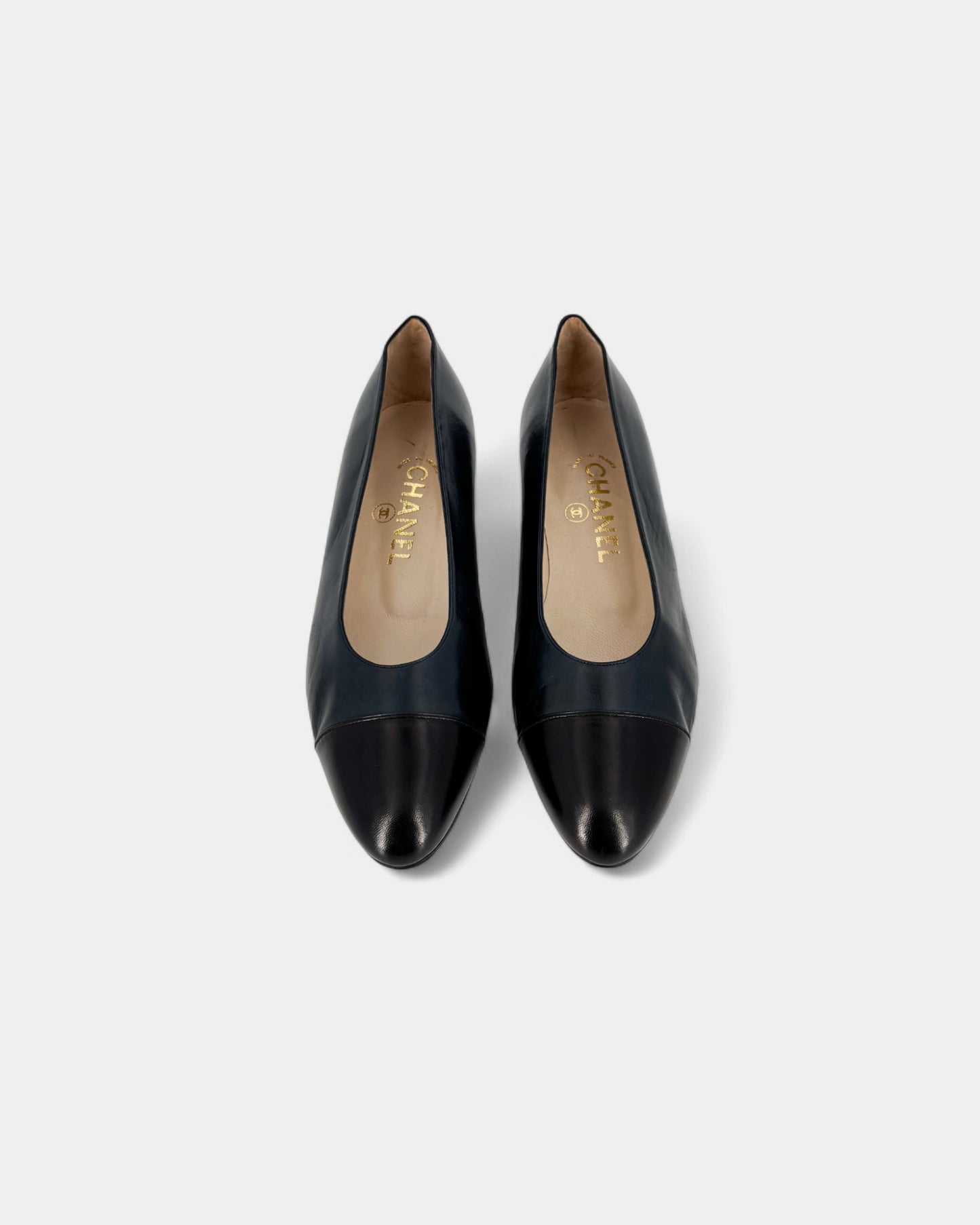 Ballerines marines et noires