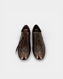 Baskets cuir monogrammées