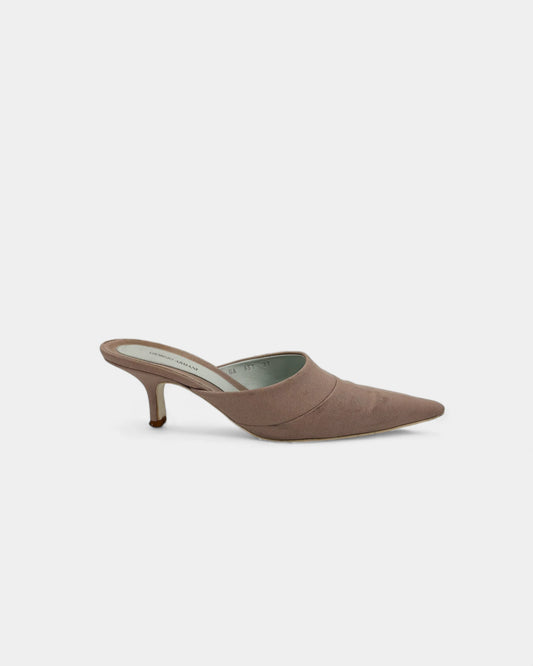 Mules à talons grises - 37 EU / 6 US