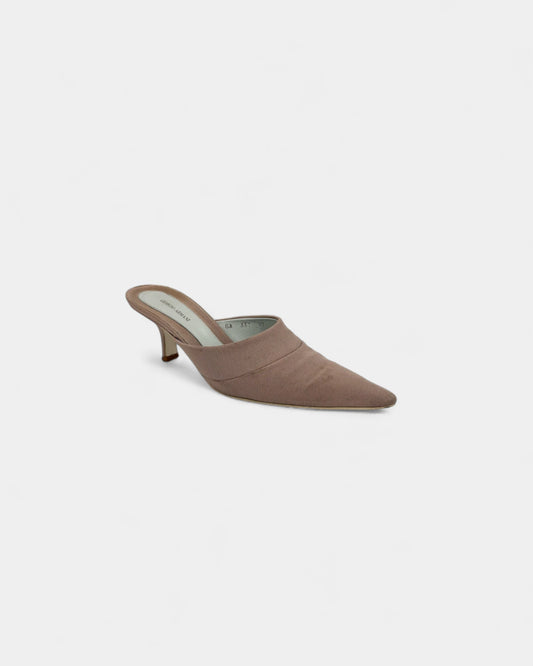 Mules à talons grises - 37 EU / 6 US