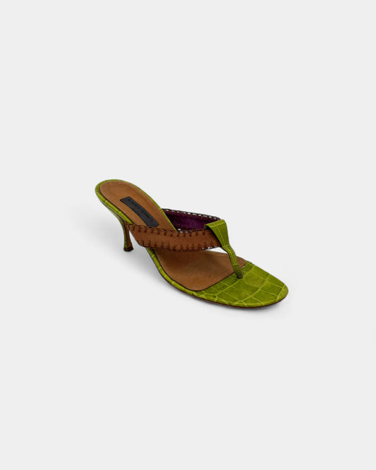 Sandales vertes - 39 EU / 8 US