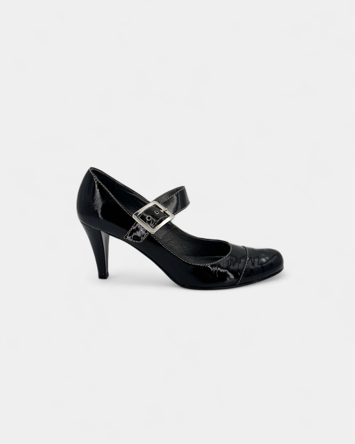 Escarpins noirs vernis - Taille 39 EU / 8 US