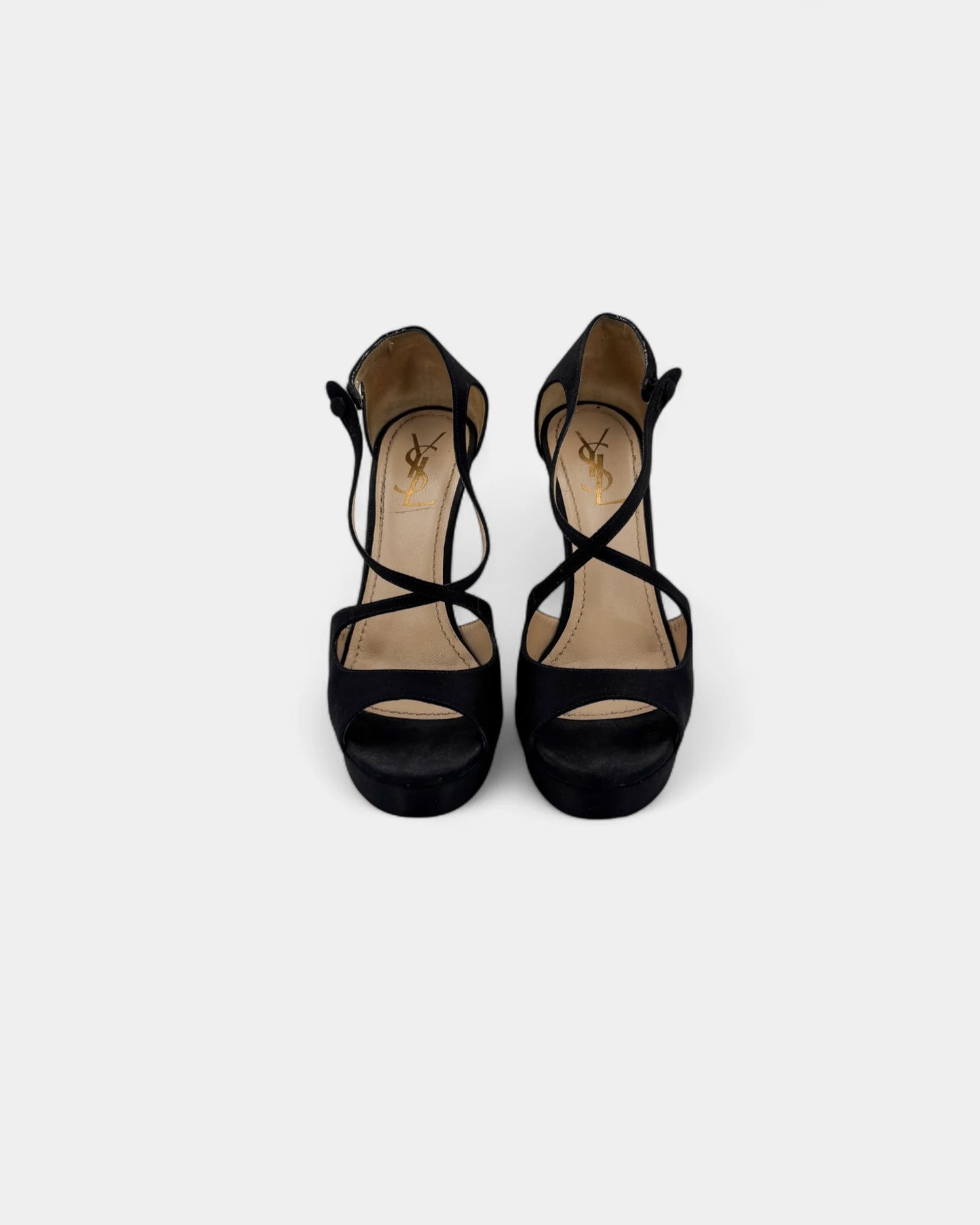 Escarpins noirs satin - 36.5 EU / 5.5 US