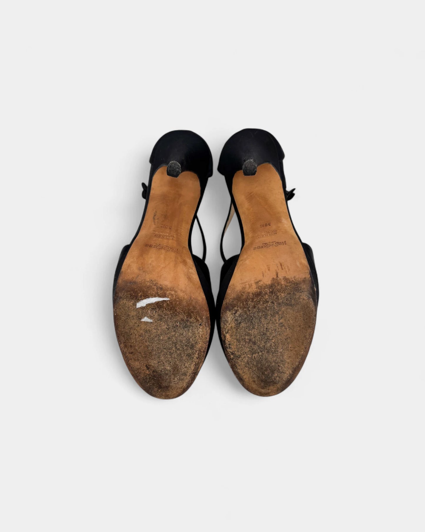 Escarpins noirs satin - 36.5 EU / 5.5 US