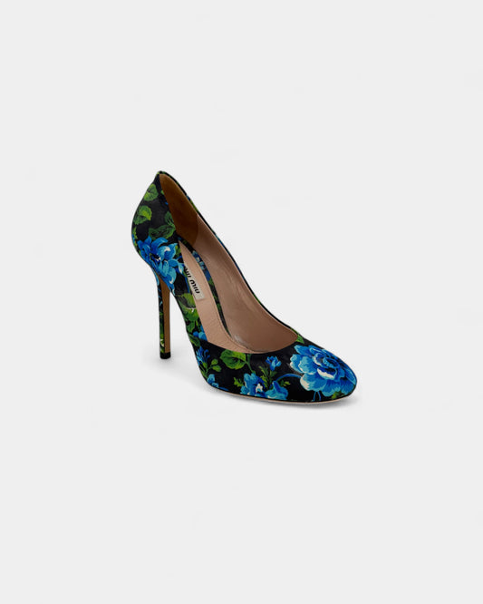 Escarpins fleuris - 38.5 EU / 7.5 US