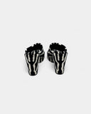 Mules à talons zébrées