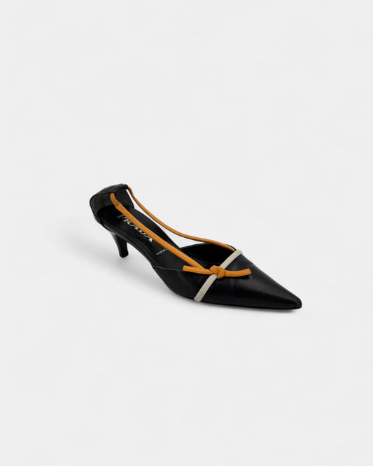 Escarpins noires ajourées - 35.5 EU / 4.5 US