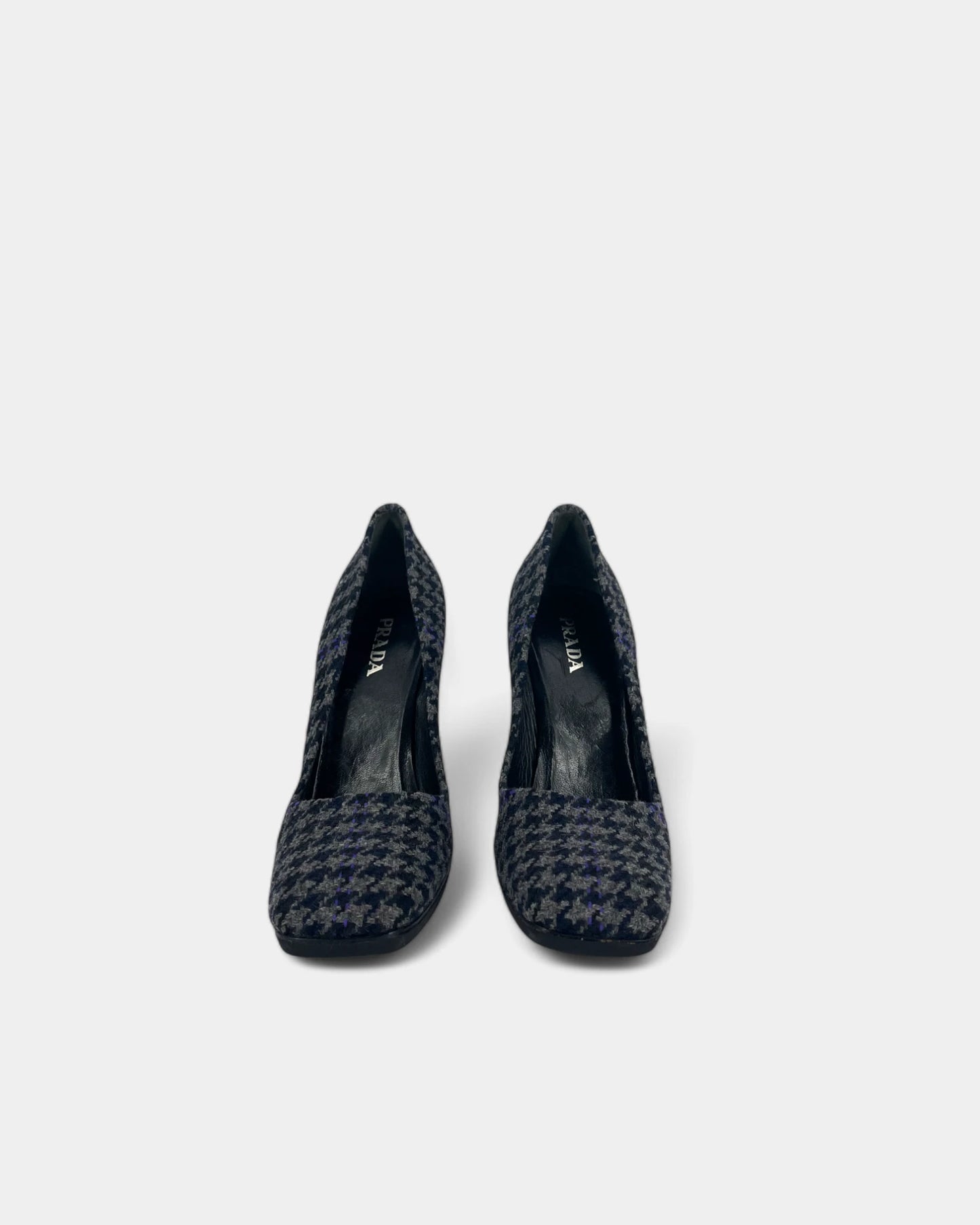 Escarpins gris à carreaux - 39 EU / 9 US